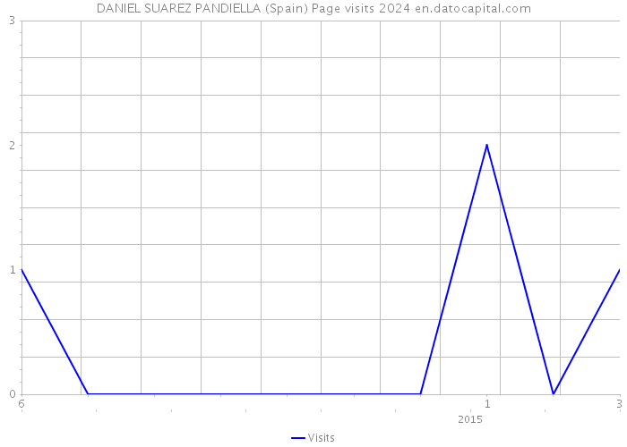 DANIEL SUAREZ PANDIELLA (Spain) Page visits 2024 