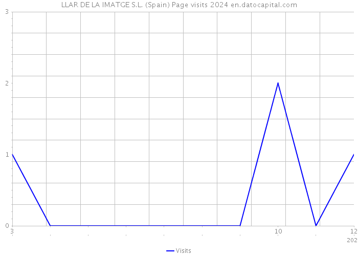 LLAR DE LA IMATGE S.L. (Spain) Page visits 2024 