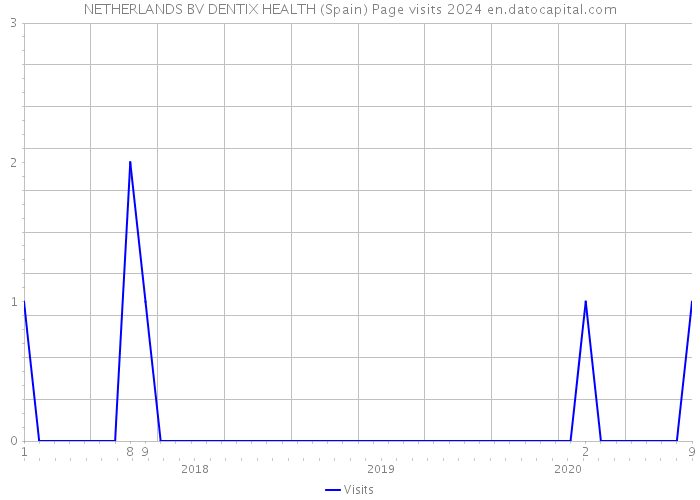 NETHERLANDS BV DENTIX HEALTH (Spain) Page visits 2024 