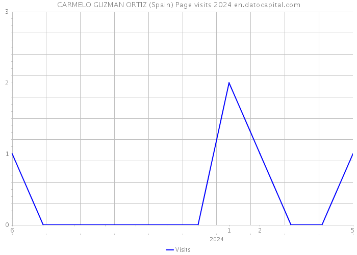 CARMELO GUZMAN ORTIZ (Spain) Page visits 2024 