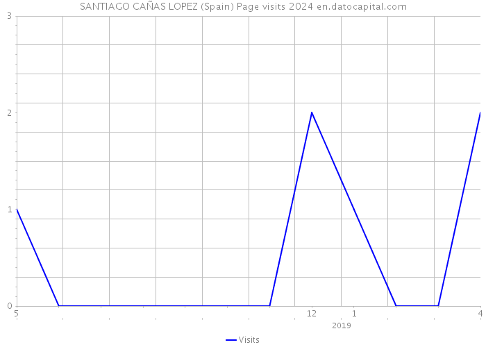 SANTIAGO CAÑAS LOPEZ (Spain) Page visits 2024 