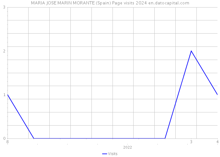 MARIA JOSE MARIN MORANTE (Spain) Page visits 2024 