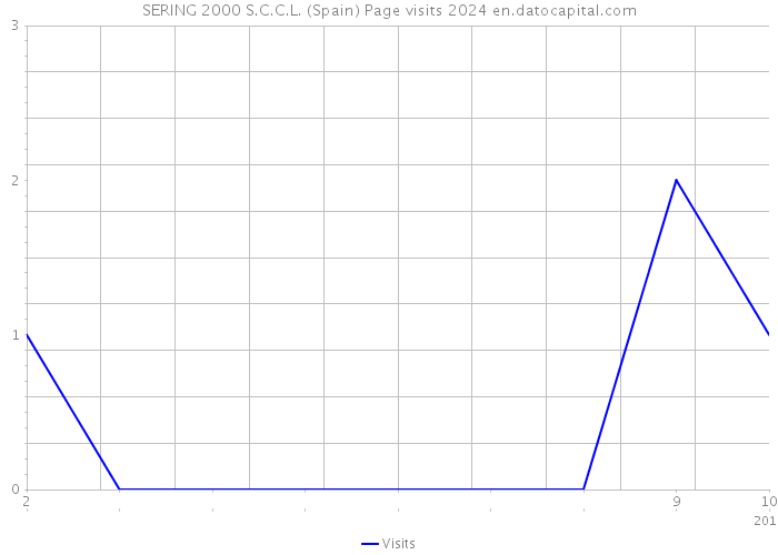 SERING 2000 S.C.C.L. (Spain) Page visits 2024 