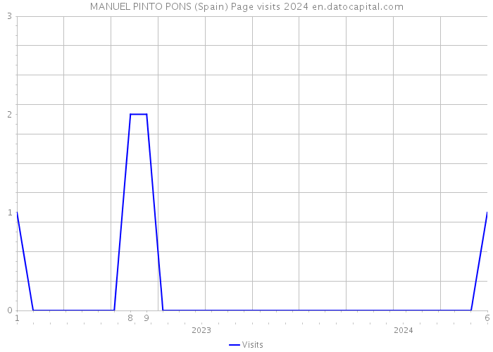 MANUEL PINTO PONS (Spain) Page visits 2024 