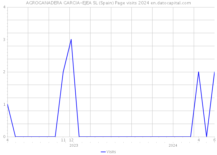 AGROGANADERA GARCIA-EJEA SL (Spain) Page visits 2024 