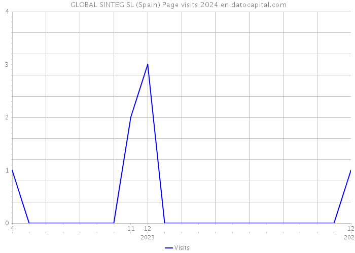  GLOBAL SINTEG SL (Spain) Page visits 2024 