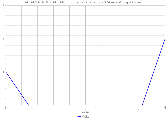 ALI ALMATROOK ALI JAMEEL (Spain) Page visits 2024 