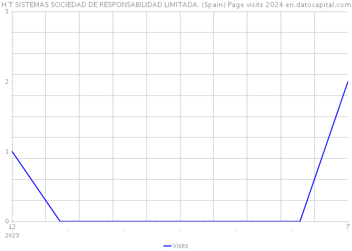 H T SISTEMAS SOCIEDAD DE RESPONSABILIDAD LIMITADA. (Spain) Page visits 2024 