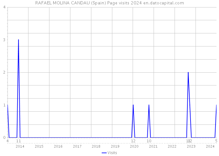 RAFAEL MOLINA CANDAU (Spain) Page visits 2024 