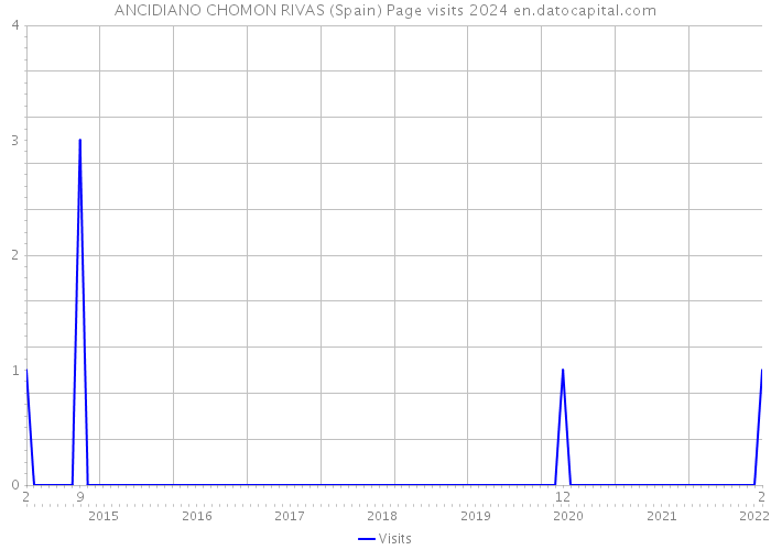 ANCIDIANO CHOMON RIVAS (Spain) Page visits 2024 