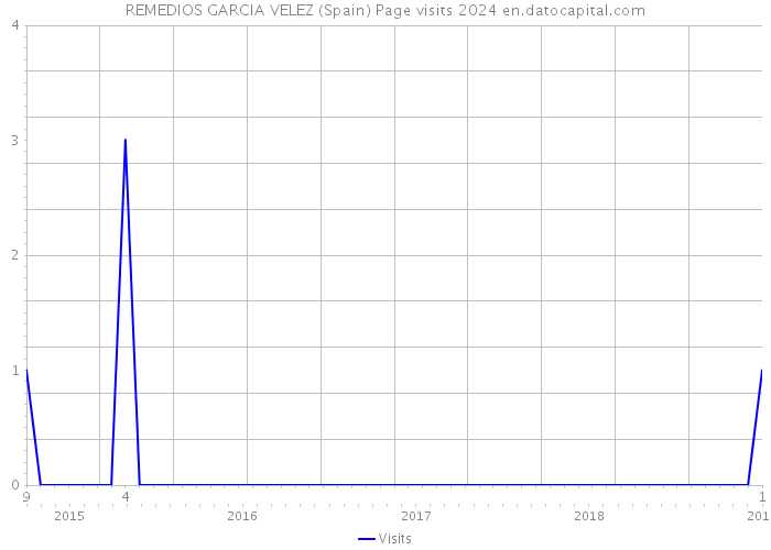 REMEDIOS GARCIA VELEZ (Spain) Page visits 2024 