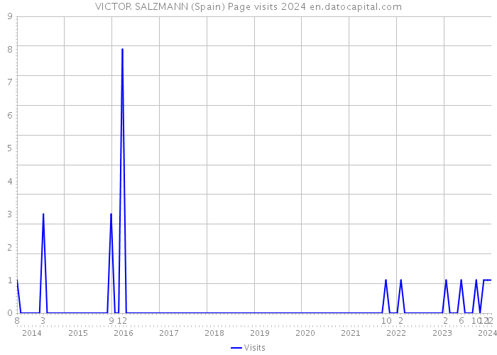 VICTOR SALZMANN (Spain) Page visits 2024 