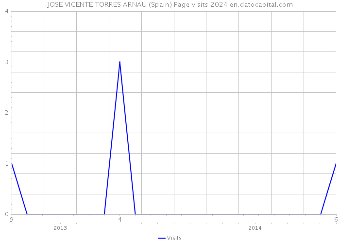 JOSE VICENTE TORRES ARNAU (Spain) Page visits 2024 