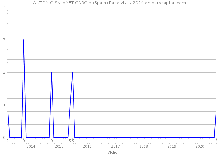 ANTONIO SALAYET GARCIA (Spain) Page visits 2024 