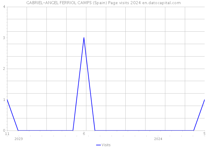 GABRIEL-ANGEL FERRIOL CAMPS (Spain) Page visits 2024 
