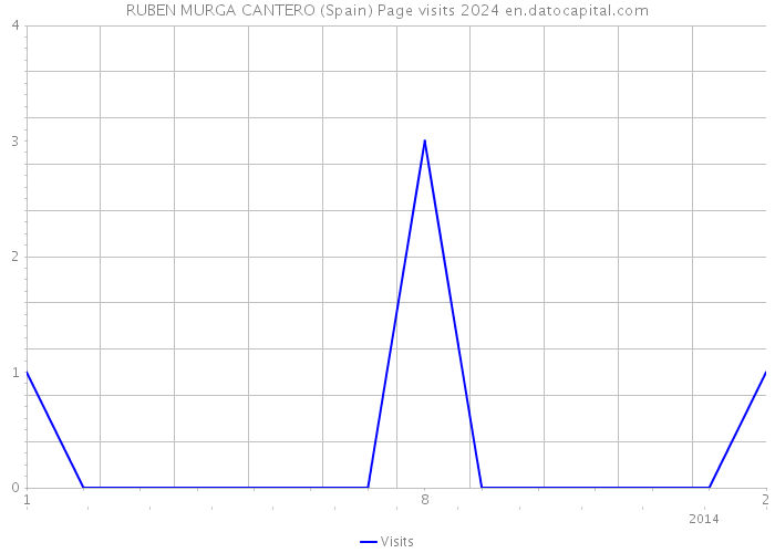 RUBEN MURGA CANTERO (Spain) Page visits 2024 