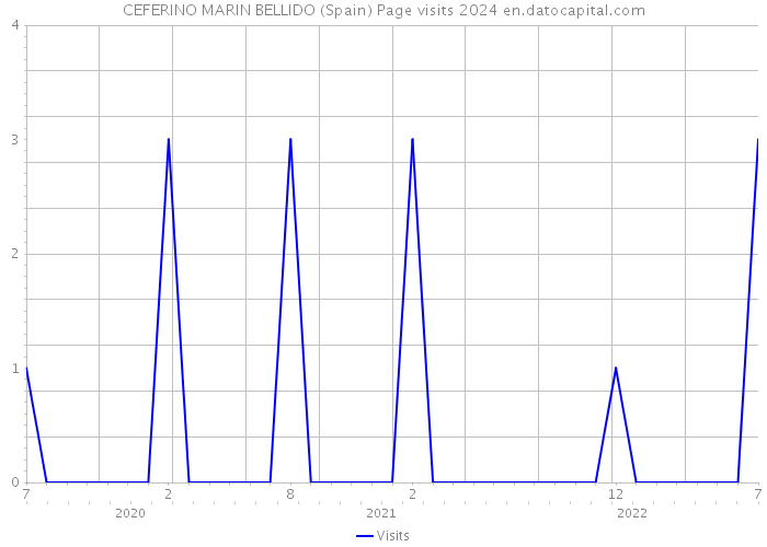 CEFERINO MARIN BELLIDO (Spain) Page visits 2024 