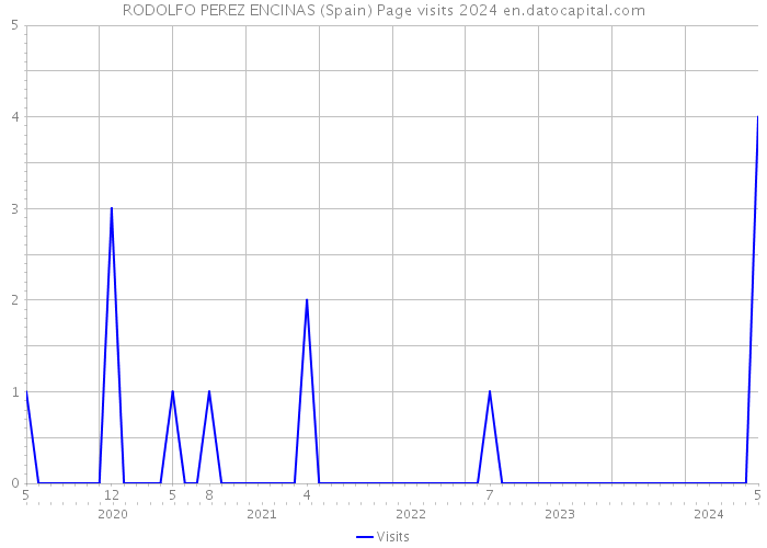 RODOLFO PEREZ ENCINAS (Spain) Page visits 2024 