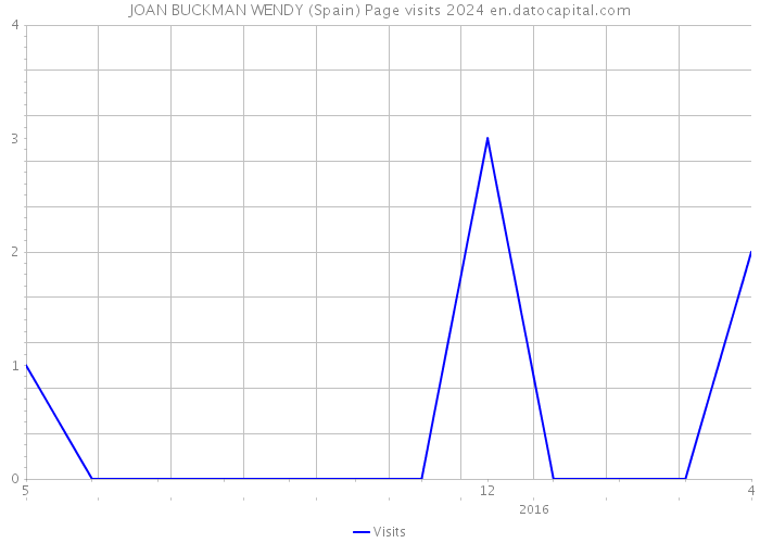 JOAN BUCKMAN WENDY (Spain) Page visits 2024 