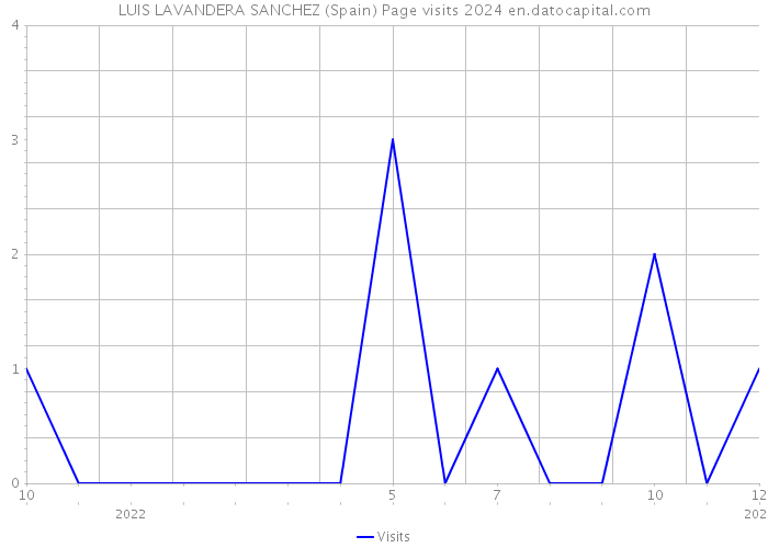 LUIS LAVANDERA SANCHEZ (Spain) Page visits 2024 