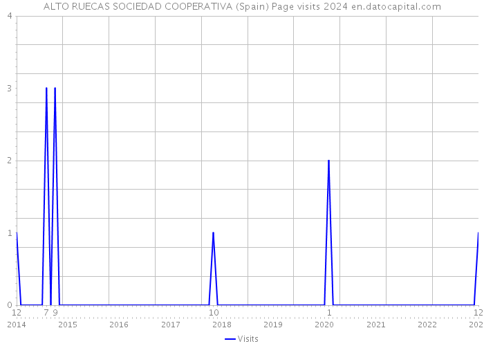 ALTO RUECAS SOCIEDAD COOPERATIVA (Spain) Page visits 2024 