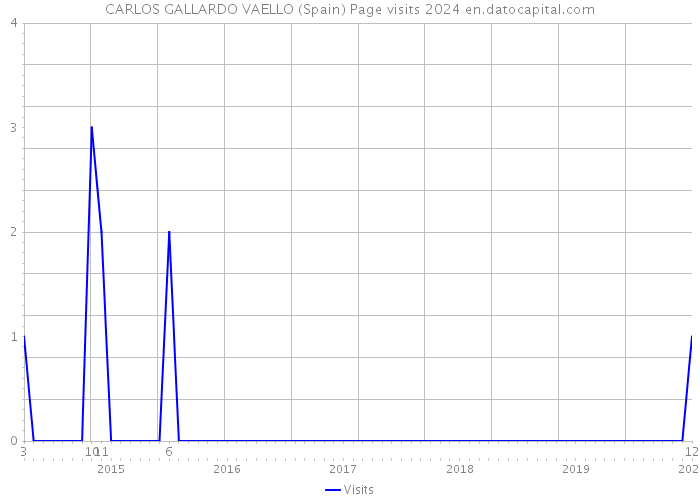 CARLOS GALLARDO VAELLO (Spain) Page visits 2024 