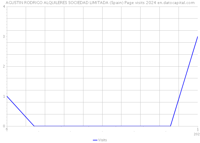 AGUSTIN RODRIGO ALQUILERES SOCIEDAD LIMITADA (Spain) Page visits 2024 