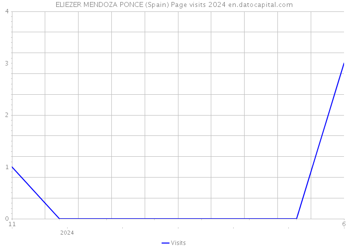 ELIEZER MENDOZA PONCE (Spain) Page visits 2024 