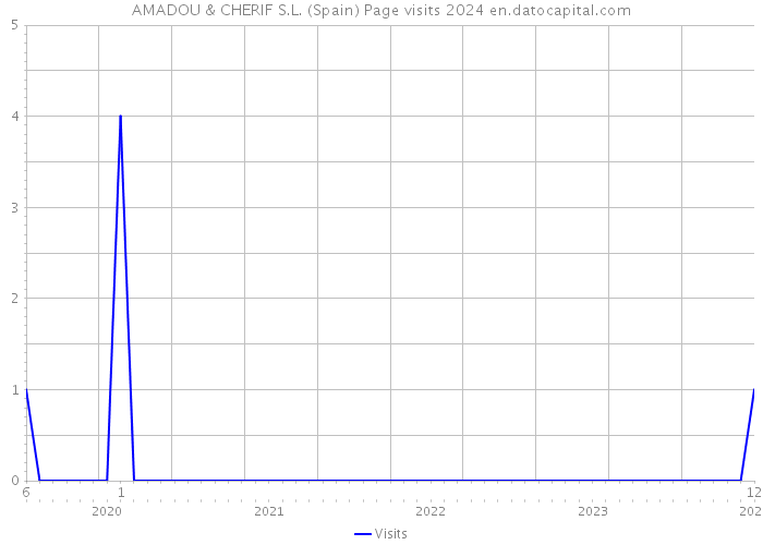 AMADOU & CHERIF S.L. (Spain) Page visits 2024 