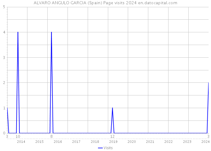 ALVARO ANGULO GARCIA (Spain) Page visits 2024 