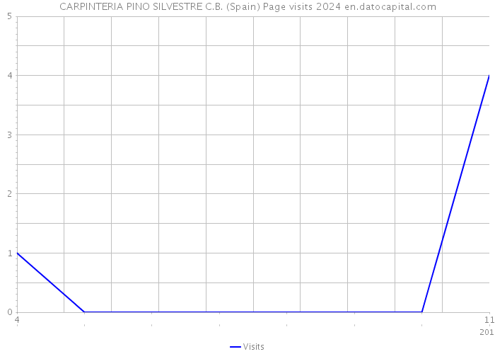 CARPINTERIA PINO SILVESTRE C.B. (Spain) Page visits 2024 