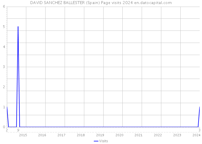 DAVID SANCHEZ BALLESTER (Spain) Page visits 2024 