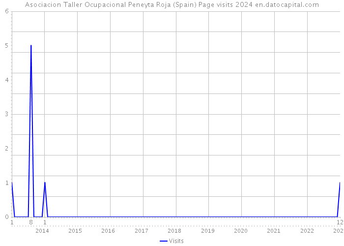 Asociacion Taller Ocupacional Peneyta Roja (Spain) Page visits 2024 