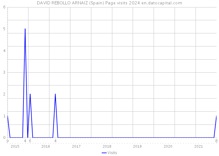 DAVID REBOLLO ARNAIZ (Spain) Page visits 2024 
