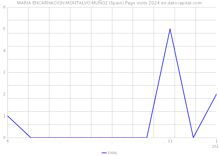 MARIA ENCARNACION MONTALVO MUÑOZ (Spain) Page visits 2024 