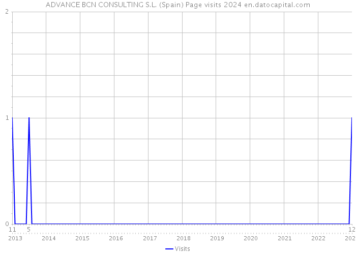 ADVANCE BCN CONSULTING S.L. (Spain) Page visits 2024 