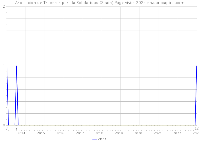 Asociacion de Traperos para la Solidaridad (Spain) Page visits 2024 