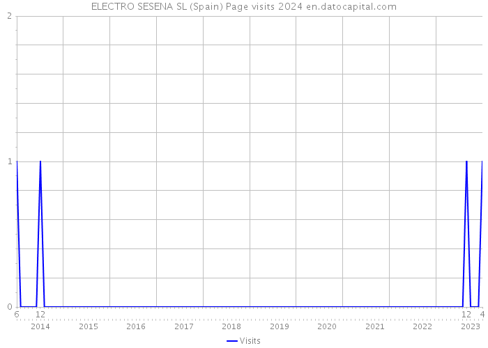 ELECTRO SESENA SL (Spain) Page visits 2024 