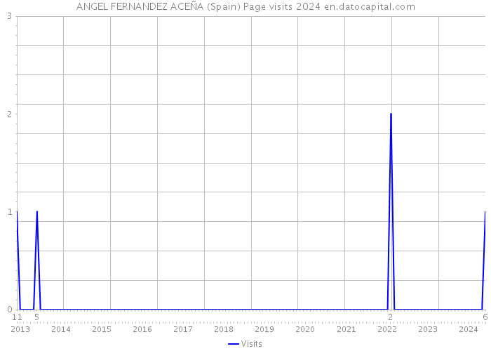 ANGEL FERNANDEZ ACEÑA (Spain) Page visits 2024 