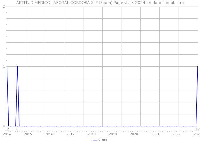 APTITUD MEDICO LABORAL CORDOBA SLP (Spain) Page visits 2024 