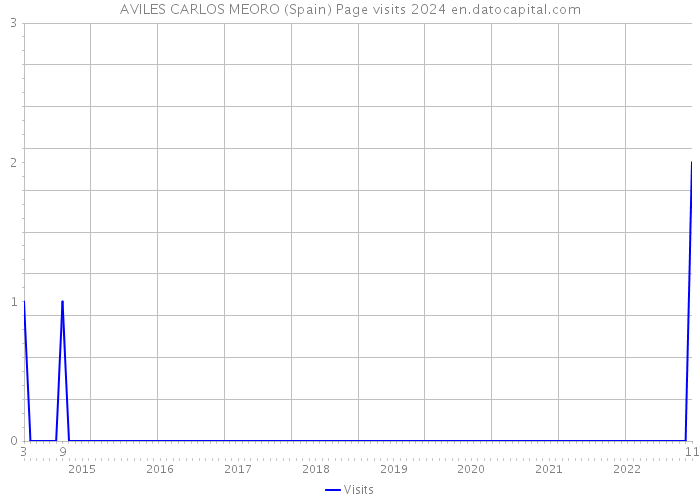 AVILES CARLOS MEORO (Spain) Page visits 2024 