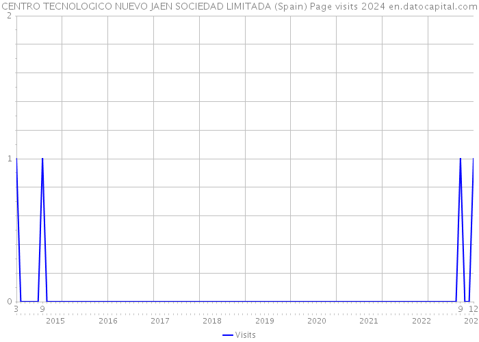 CENTRO TECNOLOGICO NUEVO JAEN SOCIEDAD LIMITADA (Spain) Page visits 2024 