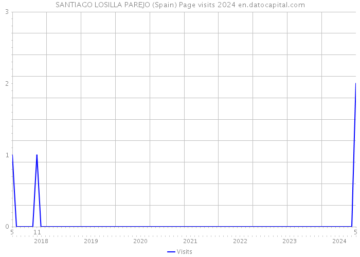 SANTIAGO LOSILLA PAREJO (Spain) Page visits 2024 