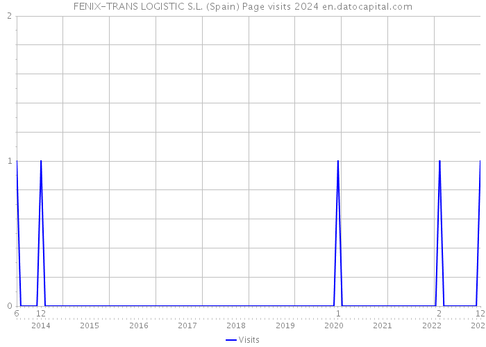 FENIX-TRANS LOGISTIC S.L. (Spain) Page visits 2024 