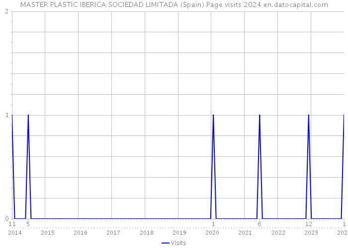 MASTER PLASTIC IBERICA SOCIEDAD LIMITADA (Spain) Page visits 2024 