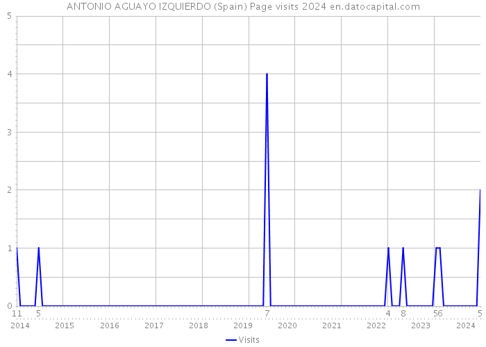 ANTONIO AGUAYO IZQUIERDO (Spain) Page visits 2024 