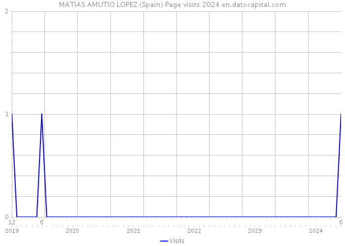 MATIAS AMUTIO LOPEZ (Spain) Page visits 2024 