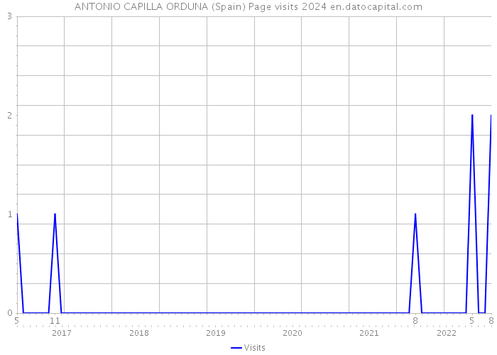 ANTONIO CAPILLA ORDUNA (Spain) Page visits 2024 