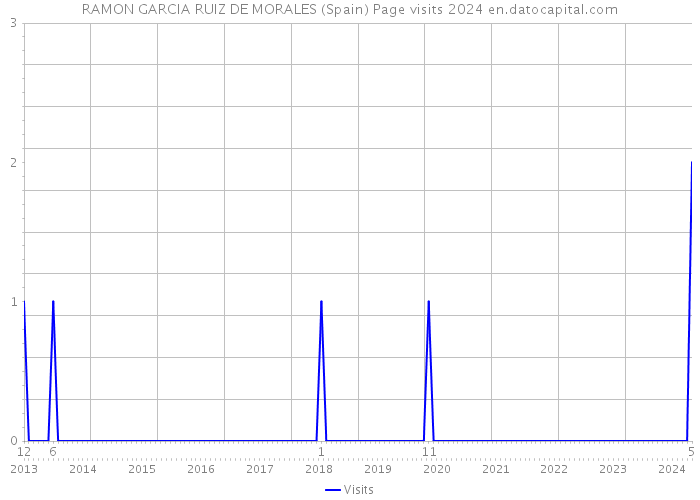 RAMON GARCIA RUIZ DE MORALES (Spain) Page visits 2024 