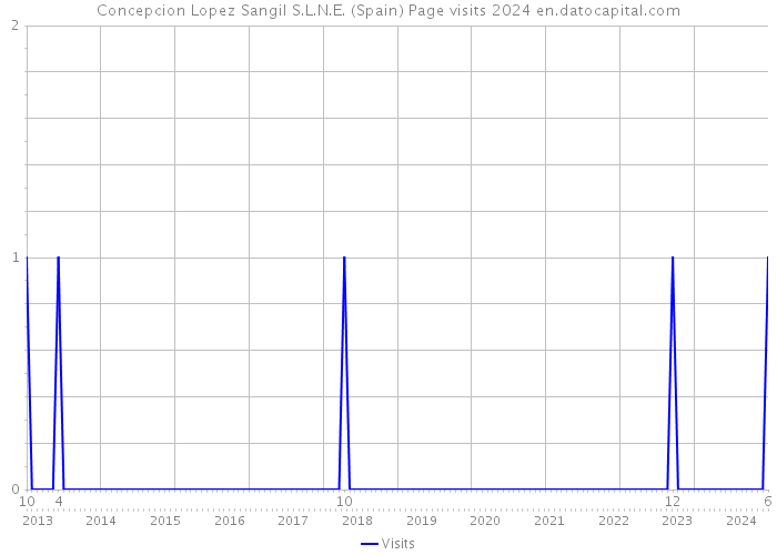 Concepcion Lopez Sangil S.L.N.E. (Spain) Page visits 2024 